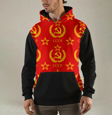 СССР символика, Толстовка мужская Regular 3D