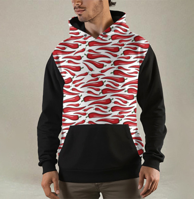 Перчики чили, Толстовка мужская Regular 3D