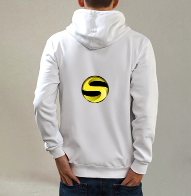 SKZ Female Player / Женский игрок SKZ, Толстовка на молнии, печать на спине. муж. белая v3 320гр