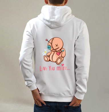 Симпатичная кукла-талисман «Love You More» - Магазин футболок LunaSolvo - Дизайнерские принты