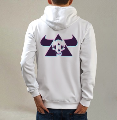 TRIANGLE SKULL BULL / Череп быка в треугольнике -  Толстовки