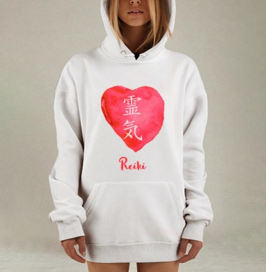 ЦЕЛИТЕЛЬНАЯ ЭНЕРГИЯ РЕЙКИ, Hoodie Mjhigh Dig, оверсайз, утепленная