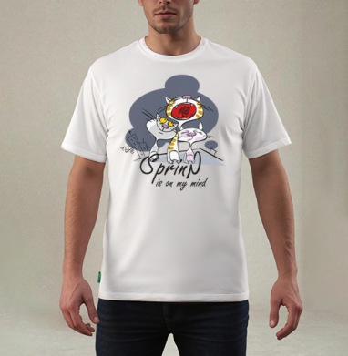 Spring, Футболка мужская REGULAR белая