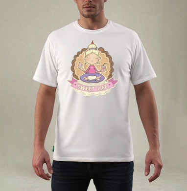 Sweet, Футболка мужская REGULAR белая