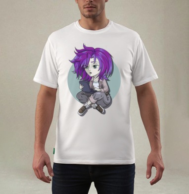 Amethyst reANIMEtion / Аметистовая реанимация аниме, Футболка мужская REGULAR белая
