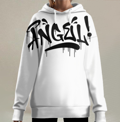 Ангел граффити, Hoodie Long Oversize 3D