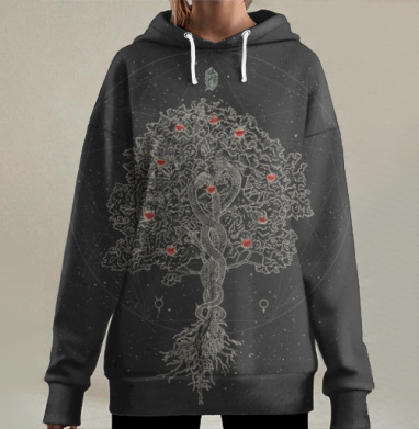Два пути, Hoodie Long Oversize 3D