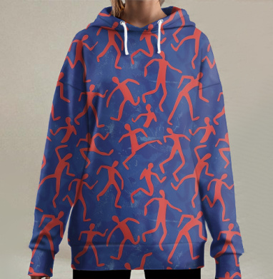 Искусство Анри Матисса, Hoodie Long Oversize 3D
