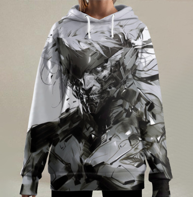 Райден: Воплощение Технологичного Хоррора, Hoodie Long Oversize 3D