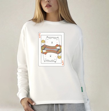 Игривый Белый Кот в Роли Дамы с Сладостями - simply beautiful