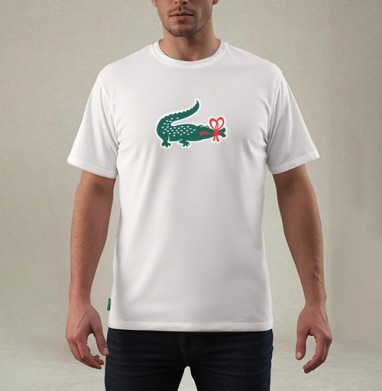 Крок, Футболка мужская REGULAR белая