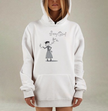 Ироничный саркастичный образ с женщиной и дымом Sex, Hoodie Mjhigh Dig, оверсайз, утепленная