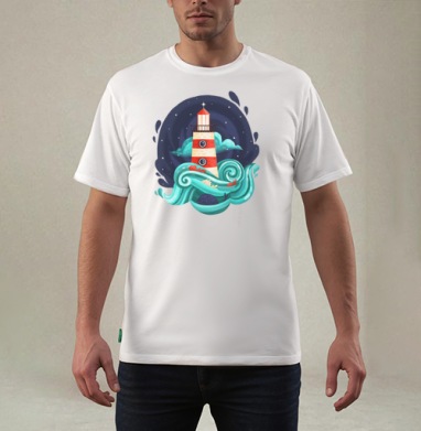 Маяк и море - Магазин футболок Lighthouse