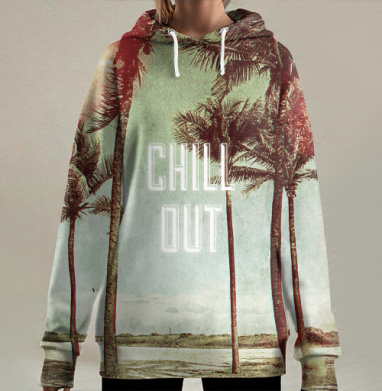 Расслабься Отдохни, Hoodie Long Oversize 3D