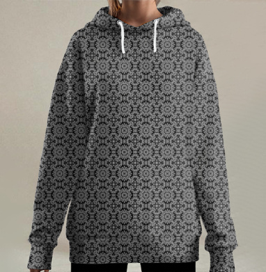 Изысканный монохромный восточный орнамент - prints&patterns