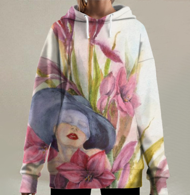 Амариллис, Hoodie Long Oversize 3D