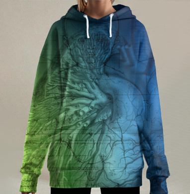 Астма, Hoodie Long Oversize 3D
