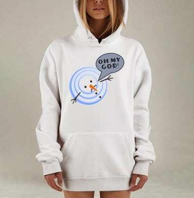 Боже мой, Hoodie Mjhigh Dig, оверсайз, утепленная
