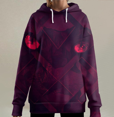 Через призму, Hoodie Long Oversize 3D