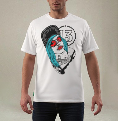 Стилизация Дня мертвых с уличным духом и символикой 13 - Object 13 | Hardcore prints