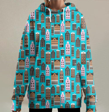 Дома из Амстердама, Hoodie Long Oversize 3D