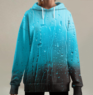 Спас мир лежа на диване а что сделал ты, Hoodie Long Oversize 3D
