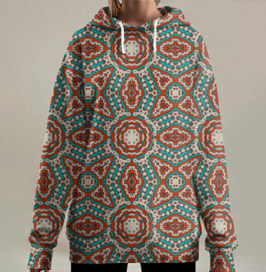 Глина, Hoodie Long Oversize 3D