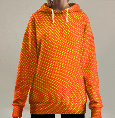 Грейпфрут, Hoodie Long Oversize 3D