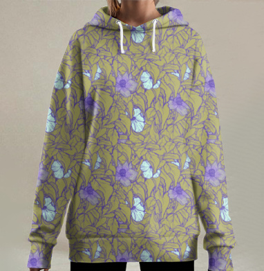Из кустов, Hoodie Long Oversize 3D