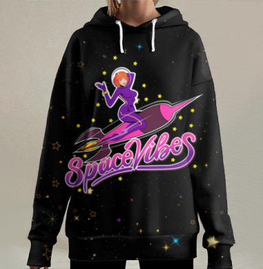 Космические флюиды, Hoodie Long Oversize 3D