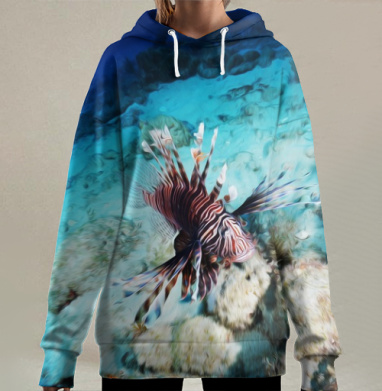 Крылатка, Hoodie Long Oversize 3D