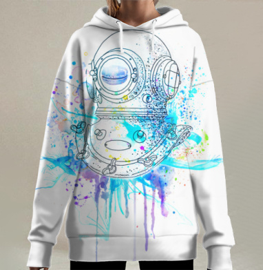 Макарун, Hoodie Long Oversize 3D