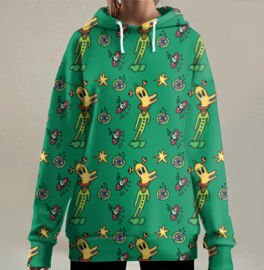 Мечтаю о звезде, Hoodie Long Oversize 3D