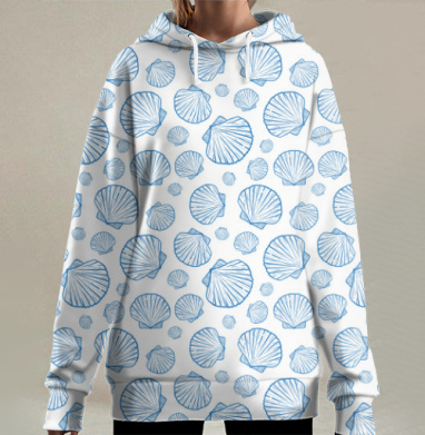 На волне, Hoodie Long Oversize 3D
