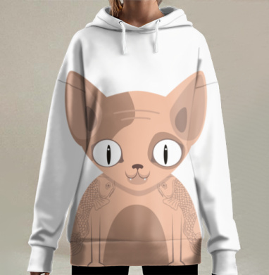 Наколи, Hoodie Long Oversize 3D