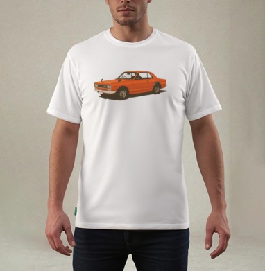 Nissan Skyline GT-R Хакосука в оранжевом цвете - Творожный принтшоп