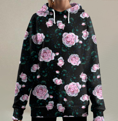 Ноктюрн, Hoodie Long Oversize 3D