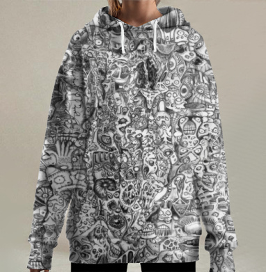 Нольодин, Hoodie Long Oversize 3D