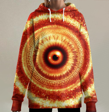 Око, Hoodie Long Oversize 3D