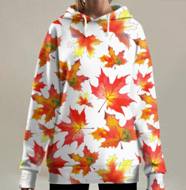 Осеннее настроение, Hoodie Long Oversize 3D