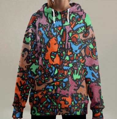 Плюс Минус, Hoodie Long Oversize 3D