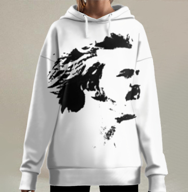 Лицо Стива Префонтейна Че Гевара в беге динамика движения, Hoodie Long Oversize 3D