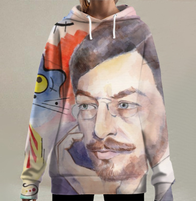 Привет Кандинскому, Hoodie Long Oversize 3D