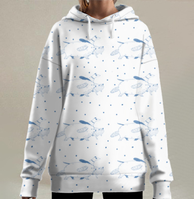Псинки, Hoodie Long Oversize 3D