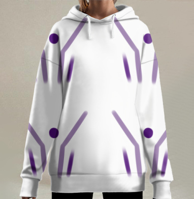 Руки вверх, Hoodie Long Oversize 3D