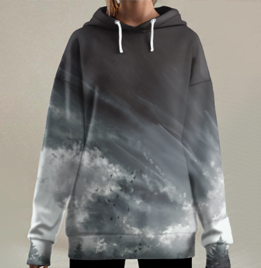 Шторм, Hoodie Long Oversize 3D