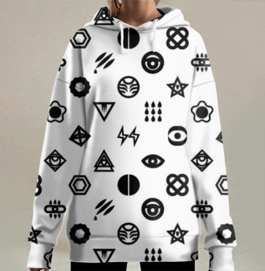 Символы, Hoodie Long Oversize 3D
