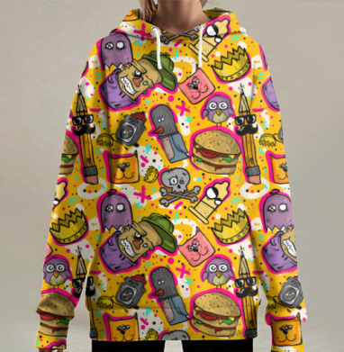 Стикербууум, Hoodie Long Oversize 3D