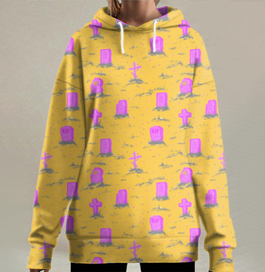 В розовых очках, Hoodie Long Oversize 3D