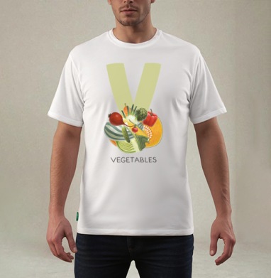Vegetables, буква V из Живой Азбуки - Магазин Живая Азбука